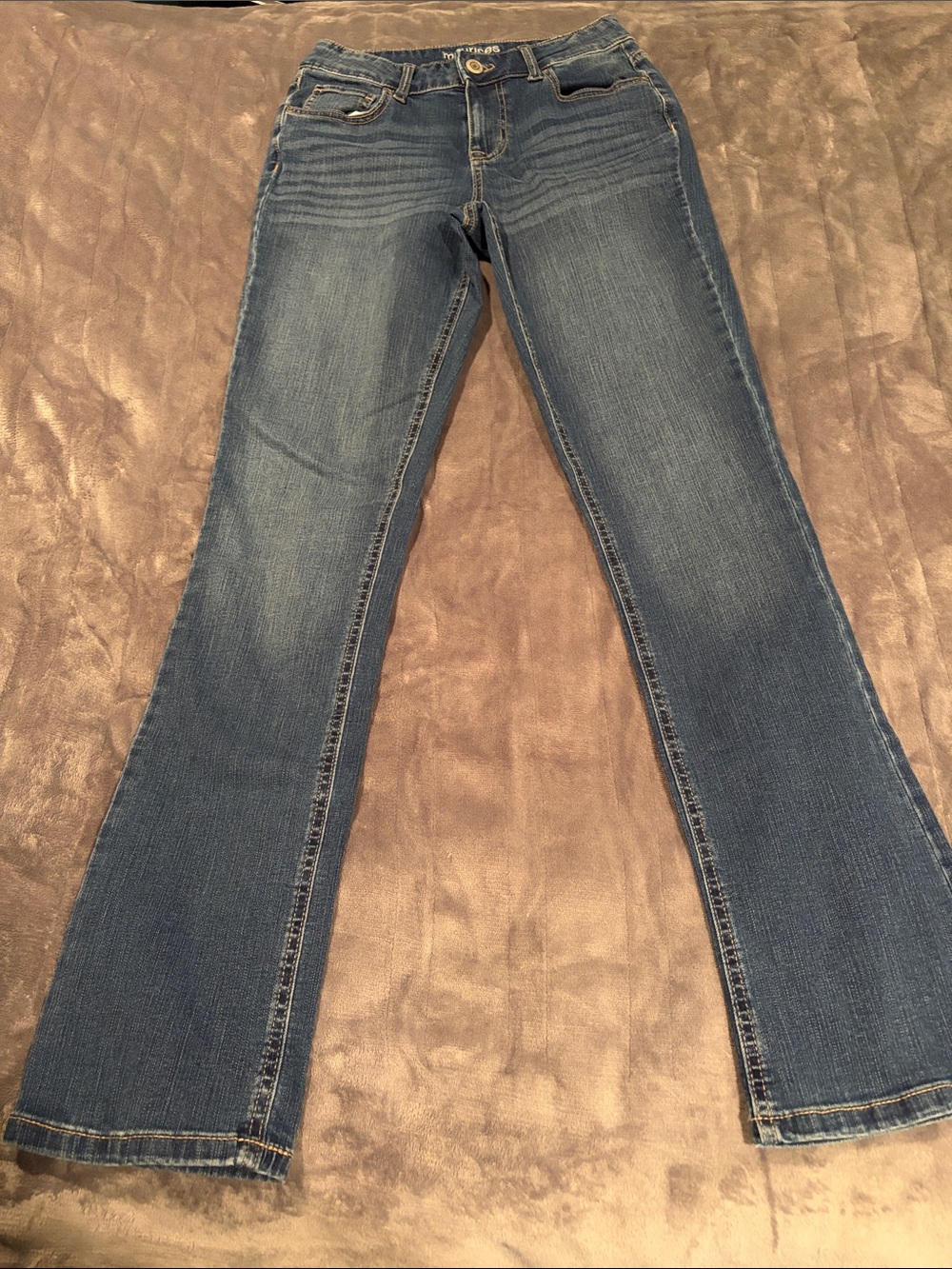 Maurices Women's Medium Blue Flare Jeans